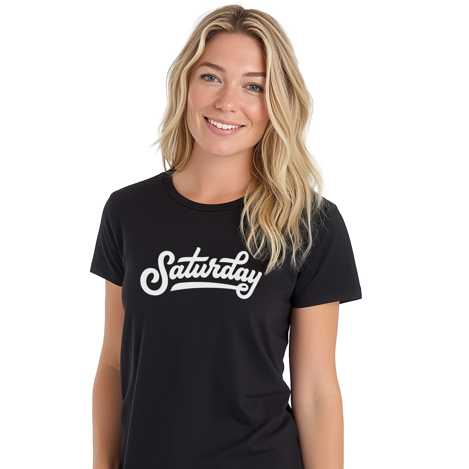 Saturday Black Tri-Blend Tee