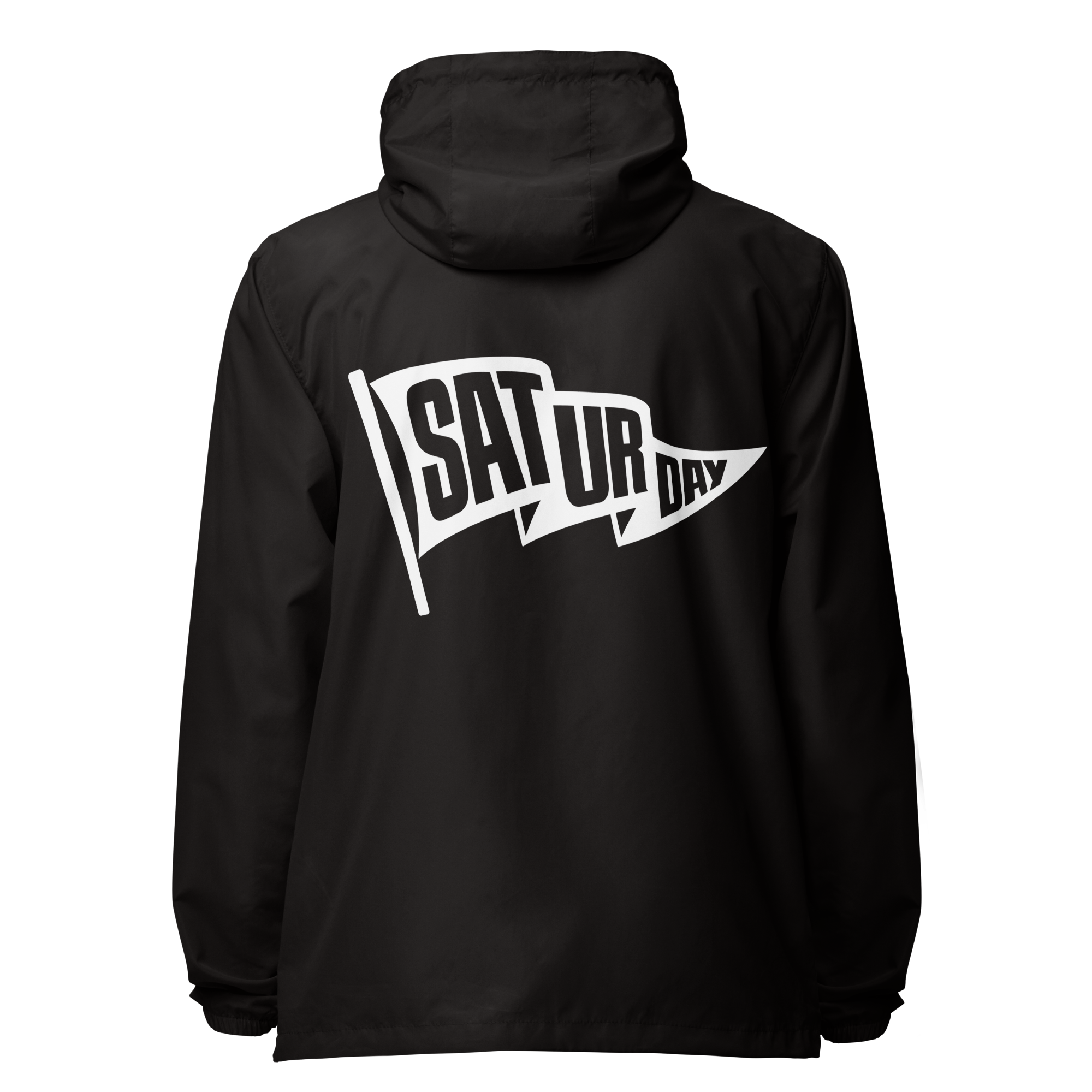 Pin Flag Zip-Up Windbreaker