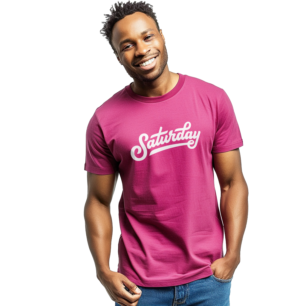 Saturday Pink Tri-Blend Tee