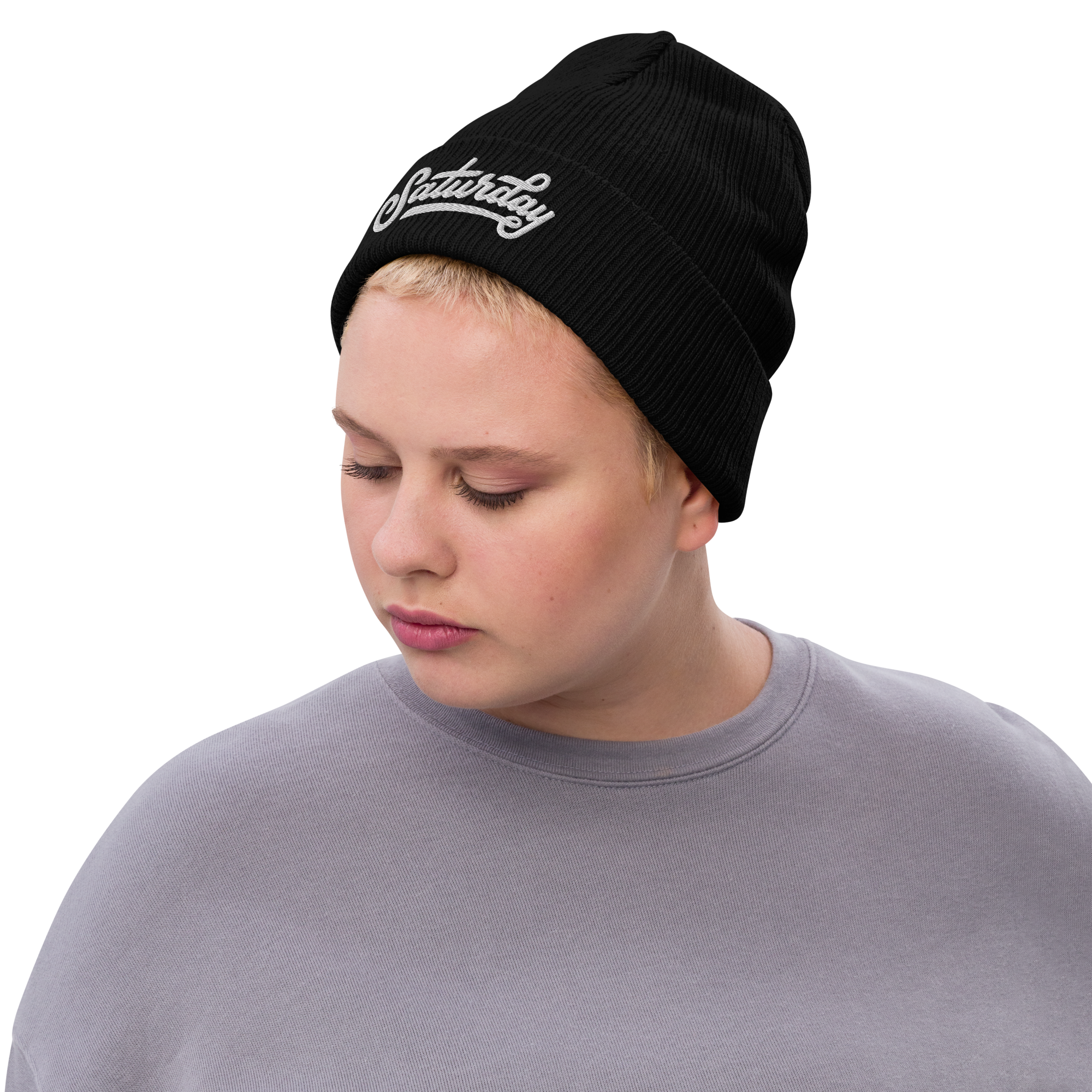 Saturday Ribbed Knit Beanie